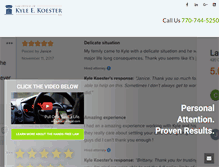 Tablet Screenshot of koesterlegal.com